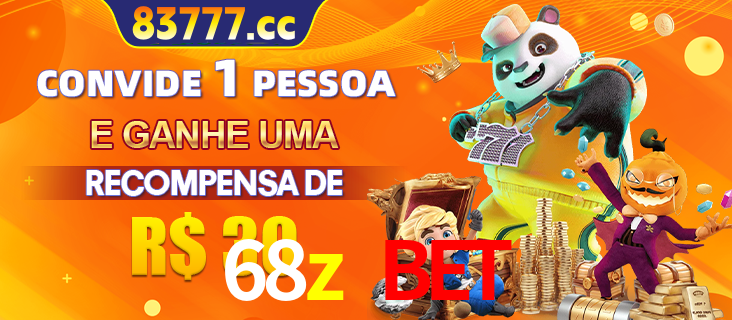 Banner institucional da 68z bet sobre parceria de marcas e criação de uma marca de excelência, apresentando os mascotes de jogos populares como o Fortune Tiger.