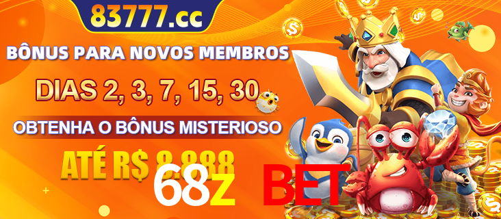 Anúncio dos benefícios para Membro VIP Sênior na plataforma 68z bet, incluindo bônus promocionais, semanais e mensais, ilustrado com o personagem Fortune Tiger.