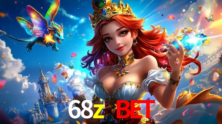 A princesa de um reino de fantasia mágico, com seu pequeno dragão, apresentando um mundo de prêmios encantados nos jogos de caça-níqueis do cassino 68z bet.